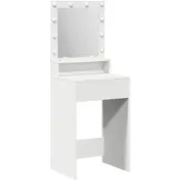 vidaXL Schminktisch Weiß 50 x 41 x 135 cm Holzwerkstoff