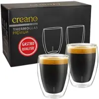 Creano 4er Set 250ml PREMIUM-GLÄSER GASTRO-QUALITÄT, spülmaschinenfestes Glas | Gr.: onesize