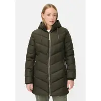 Camel active Wattierte Jacke mit abnehmbarer Kapuze in Waldgrün | Gr.: 48