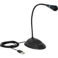 DeLOCK Stand And Power On/off Button + Mute Usb Mikrofon