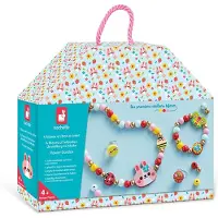 Janod Schmuck Bastelset - Flower Garden - Kreatives Hobby für Kinder