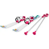 Gizmo Riders Kinderski Set für erste Fahrversuche 70cm rot Kunststoff mit Stöcken