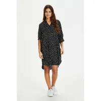 Kaffe Kleid Regular fit black white