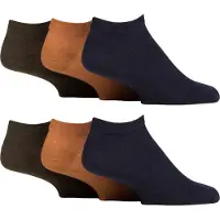 Gentle Grip 6er Pack Herren Diabetiker Trainingssocken | Lockere Oberkante breite Knöchelsocken