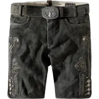 Stockerpoint Trachtenlederhose Ronny in graphit gespeckt | Gr.: 50