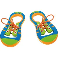 Small Foot Fädelschuhe Schleife lernen