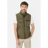 Camel active Outdoor Weste mit Innentaschen in Olivgrün | Gr.: 4XL