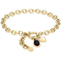 FYNCH-HATTON Armband Heart x Cabochon in gold | Gr.: onesize