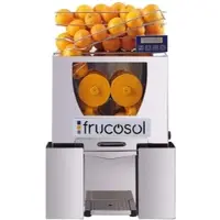 Frucosol elektr. Orangenpresse F50C für 20-25 Orangen/Min. mit 7 Früchte-Zulauf mit digitalem Zähler Saftpresse Entsafter Edelstahl
