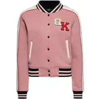 Queen Kerosin Collegejacke Star in rosa | Gr.: XS