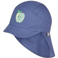 Sterntaler Schirmmütze mit Nackenschutz Apfel in helles blau | Gr.: 55 cm