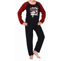 Normann Copenhagen langarm Schlafanzug Pyjama Basketball - 77463 in navy | Gr.: 128
