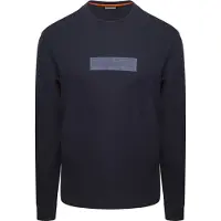 Napapijri Longsleeve S-Box Logo NP0A8BC5 Dunkelblau Regular Fit