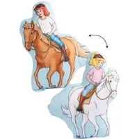 United labels Bibi und Tina - Freundschaft - Dekokissen 37 x 26cm in Mehrfarbig | Gr.: onesize