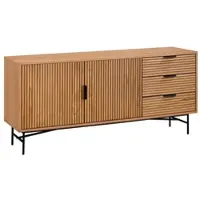 Home24 Sideboard KNIVS 2 Türen in Eiche | Gr.: onesize