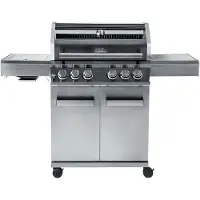 Chef Cuisine BBQ Gas Grill 4 + 2, inklusive Hochtemperaturzone und Infrarot-3D-Brenner