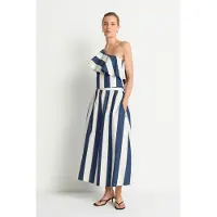 Rich & royal Midirock Regular fit mit Streifenmuster
