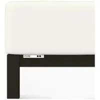 Schlafgut Boxspring Spannbetttuch Pure aus Bio Baumwolle 120x200 - 130x220 cm | off-white - weiß