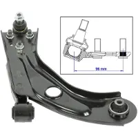 Moog Querlenker, Radaufhängung PE-WP-14686 Vorderachse, rechts, vorne