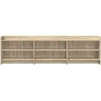 vidaXL TV-Schränk 168 x 33 x 47 cm Sonoma-Eiche Holzwerkstoff