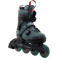 K2 Rollschuhe - Eddie Boa - Grün/Schwarz - Inlineskates - - 29/34 - Rollschuhe
