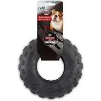 All For Paws Hundespielzeug Kauspielzeug Reifen Mighty Rex Wheel mittel extra robust und schwimmfähig