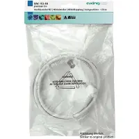 Axing Anschlusskabel Wi-Wi, 2,5 m, KOKA 99, Koaxial, Koaxial, Weiß