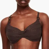 Chantelle Gemoldefer Bikini BH Texture | Grösse: 95D | Farbe: Braun