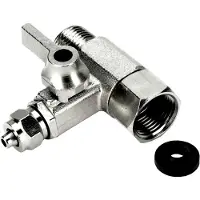 Markenlos Sanitäranschlussschlauch für die Küche, Verlängerung 3/8" Überwurfmutter x 3/8" Überwurfmutter, kurz (6mm Schlauch)