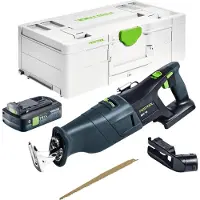 Festool RSC 18 EB-Basic Akku Säbelsäge 18 V Brushless + 1x Akku 4,0 Ah + Systainer - ohne Ladegerät