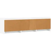 vidaXL TV-Schränk 168 x 33 x 47 cm Weiß Holzwerkstoff