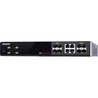 Qnap QSW-M804-4C, Managed, 10G Ethernet (100/1000/10000), Vollduplex, Rack-Einbau