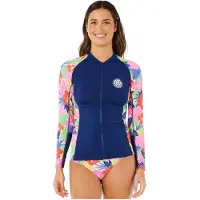 Rip Curl Schuhe Party Wave UPF Zip Long Sleeve für Damen