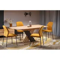 Designimpex Design Esstisch Tisch HA-111 ausziehbar 130 bis 175 cm