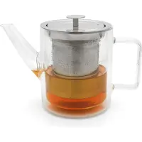 Bredemeijer San Remo 1.0l Double Walled Glass Teekanne