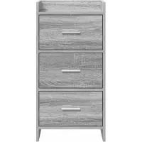 vidaXL Sideboard Grau Sonoma 40 x 36 x 80 cm Holzwerkstoff