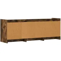 vidaXL TV-Schränk 130 x 33 x 47 cm Geräucherte Eiche Holzwerkstoff