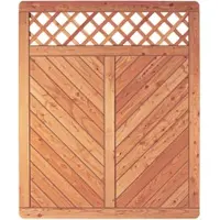 Tetzner & Jentzsch T&J SKAGEN RANK Sichtschutzzaun Lärche 1500 x 1800 mm