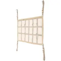 Markenlos Auto Deckennetz Aufbewahrungsnetz für das Autodach Beige 80x55cm Gepäcknetz Organizer LKW SUV Ladefläche