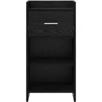 vidaXL Sideboard Schwarze Eiche 40 x 36 x 80 cm Holzwerkstoff