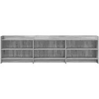 vidaXL TV-Schränk 168 x 33 x 47 cm Grau Sonoma Holzwerkstoff