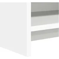 vidaXL TV-Schränk 168 x 33 x 47 cm Weiß Holzwerkstoff