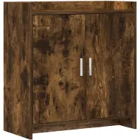vidaXL Sideboard Geräucherte Eiche 72 x 36 x 80 cm Holzwerkstoff
