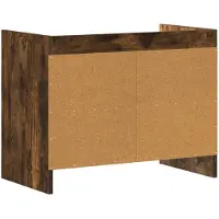 vidaXL TV-Schränk 60 x 33 x 47 cm Geräucherte Eiche Holzwerkstoff