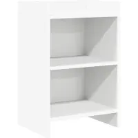 vidaXL Nachttische Weiß 40 x 30 x 60 cm Holzwerkstoff 8010995