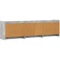 vidaXL TV-Schränk 168 x 33 x 47 cm Betongrau Holzwerkstoff