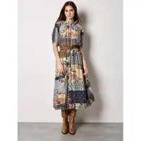 Apricot Midikleid "Midikleid" mit Patchwork-Print
