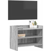 vidaXL TV-Schränk 60 x 33 x 47 cm Grau Sonoma Holzwerkstoff