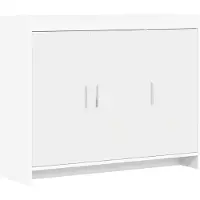 vidaXL Sideboard Weiß 98,5 x 33 x 80 cm Holzwerkstoff