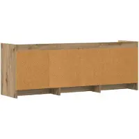 vidaXL TV-Schränk 130 x 33 x 47 cm Artisan-Eiche Holzwerkstoff